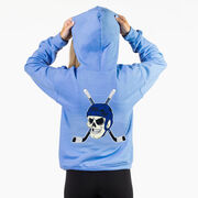 Hockey Hooded Sweatshirt - Chill to the Bone (Back Design)
