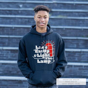 Hockey Hooded Sweatshirt - Lace 'Em Up And Light The Lamp