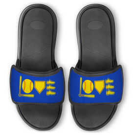 Softball Repwell&reg; Slide Sandals - Love To Play