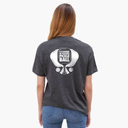 Pickleball Short Sleeve T-Shirt - I'd Rather Be Playing Pickleball (Back Design)