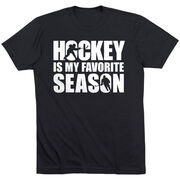 Hockey Short Sleeve T-Shirt - Hockey Is My Favorite Season