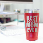 Soccer 20 oz. Double Insulated Tumbler - Best Mom Ever