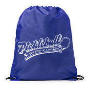 Pickleball Drawstring Backpack - Kind Of A Big Dill