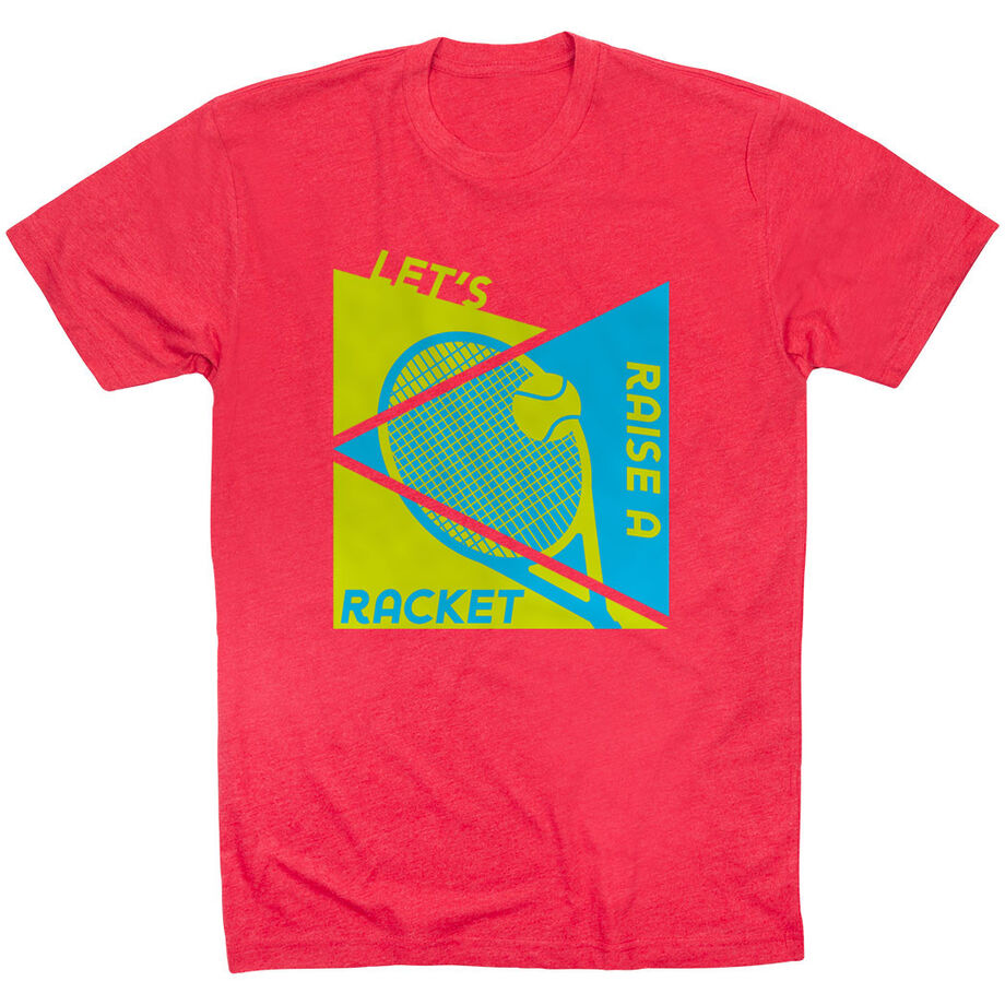 Tennis Short Sleeve T-Shirt - Let's Raise A Racket