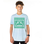 Lacrosse Short Sleeve Tee - Lacrosse Christmas Knit