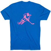 Hockey T-Shirt Short Sleeve - Neon Hockey Girl