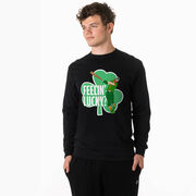 Baseball Tshirt Long Sleeve - Feelin' Lucky Baseball