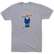 Hockey Short Sleeve T-Shirt - Puck The Hockey Dog