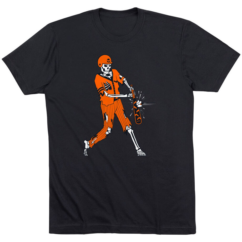 Baseball Short Sleeve T-Shirt - Home Run Zombie