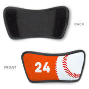 Baseball Repwell&reg; Slide Sandals - Ball and Number Reflected