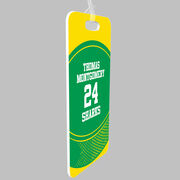 Hockey Bag/Luggage Tag - Personalized Hockey Team Puck