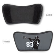 Guys Lacrosse Repwell&reg; Sandal Straps - Lax Jumpshot with Number