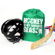 Hockey Drawstring Backpack - Hockey Is My Favorite Season