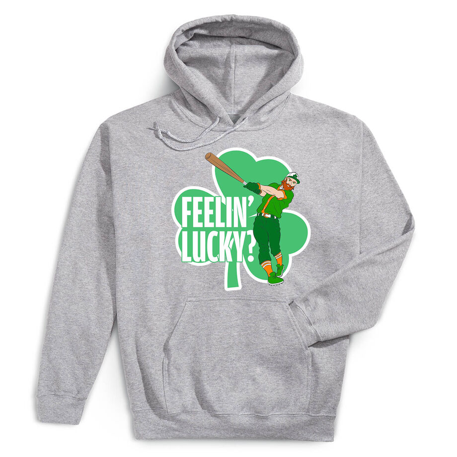Baseball Hooded Sweatshirt - Feelin' Lucky Baseball