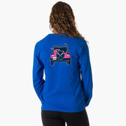 Girls Lacrosse Tshirt Long Sleeve - Lax Cruiser (Back Design)