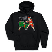 Guys Lacrosse Hooded Sweatshirt - Checking It Twice Lacrosse
