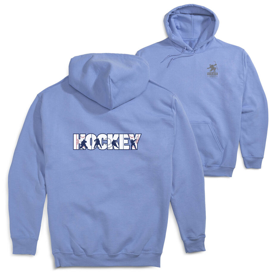 Hockey Hooded Sweatshirt - Hockey Life (Back Design)