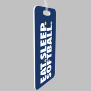 Softball Bag/Luggage Tag - Eat Sleep Softball