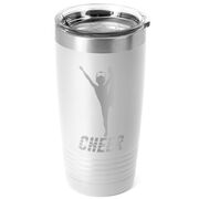 Cheerleading 20 oz. Double Insulated Tumbler - Cheer Silhouette