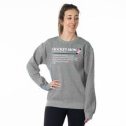 Hockey Crewneck Sweatshirt - Hockey Mom Definition