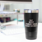 Field Hockey 20 oz. Double Insulated Tumbler - Personalized Eat Sleep Field Hockey