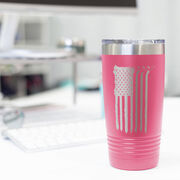 Hockey 20 oz. Double Insulated Tumbler - Flag