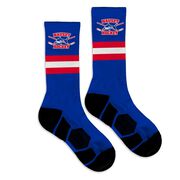 Custom Team Graphic Flex Mid-Calf Socks - Hockey