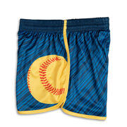 Lightning Softball Shorts - Navy