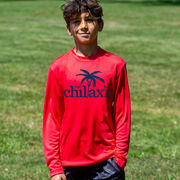 Lacrosse Long Sleeve Performance Tee - Just Chillax'n