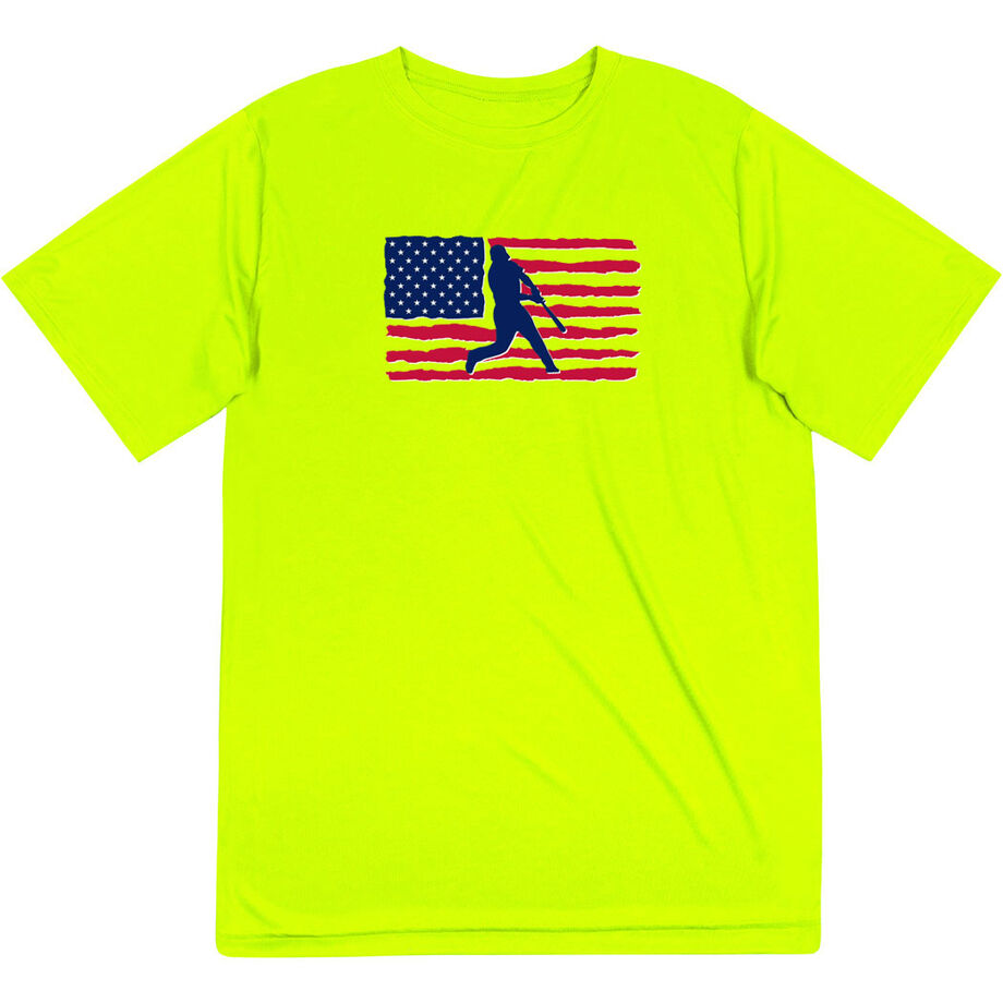 Baseball Short Sleeve Performance Tee - Baseball Land That We Love