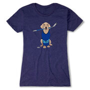 Hockey Women's Everyday Tee - Puck The Hockey Dog