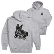 Hockey Hooded Sweatshirt - Play Hockey (Back Design)