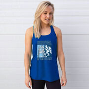 Hockey Flowy Racerback Tank Top - Survival of the Fittest
