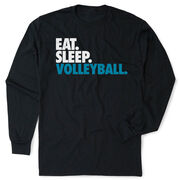 Volleyball Tshirt Long Sleeve - Eat. Sleep. Volleyball