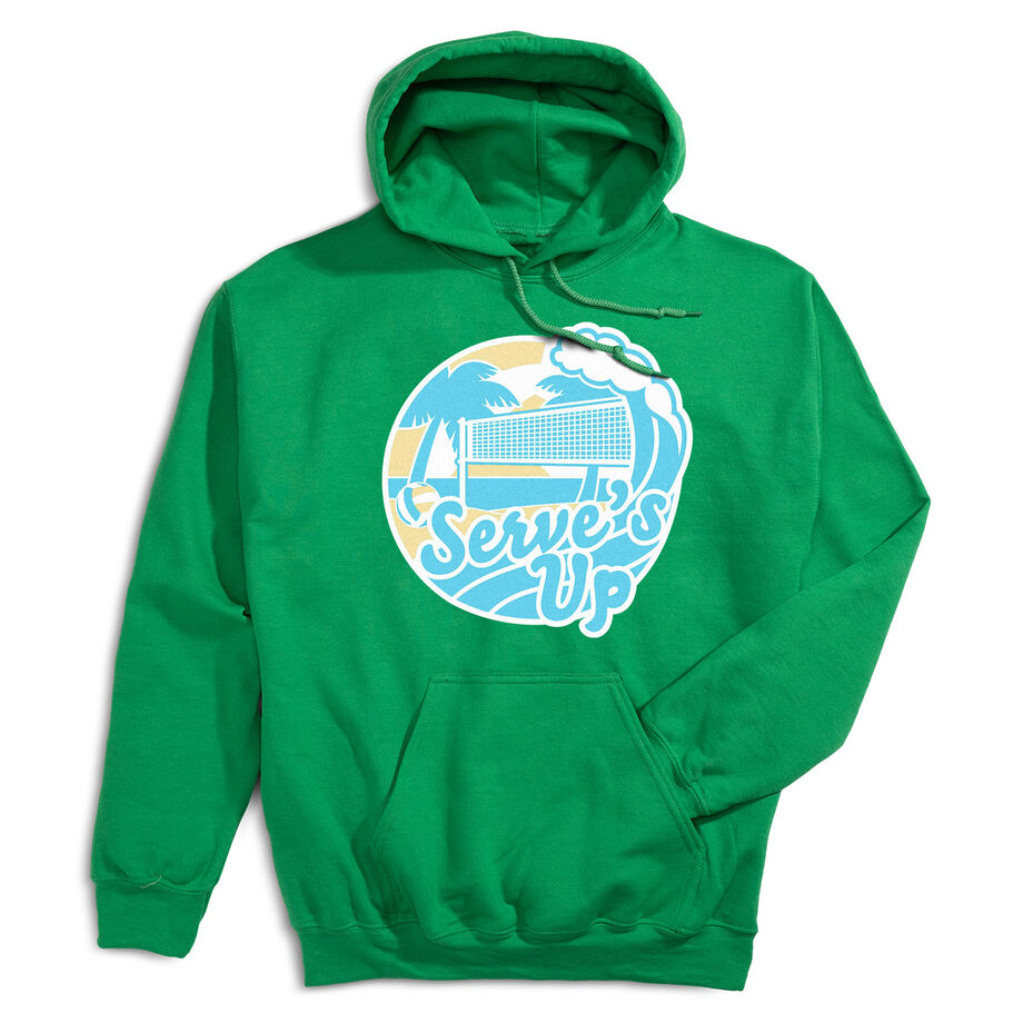 Volleyball Hooded Sweatshirt - Serve's Up