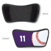 Baseball Repwell&reg; Slide Sandals - Ball and Number Reflected