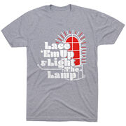 Hockey Short Sleeve T-Shirt - Lace 'Em Up And Light The Lamp