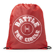 Wrestling Drawstring Backpack - Battle In Circle