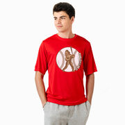 Baseball Short Sleeve Performance Tee - Baseball Bigfoot