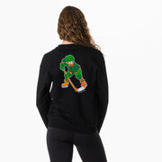 Hockey Crewneck Sweatshirt - St. Hat-Trick (Back Design)