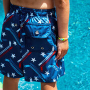 Hockey Swim Trunks - All American