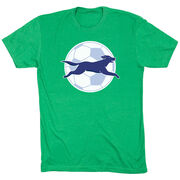 Soccer Short Sleeve T-Shirt - Kicks The Soccer Dog