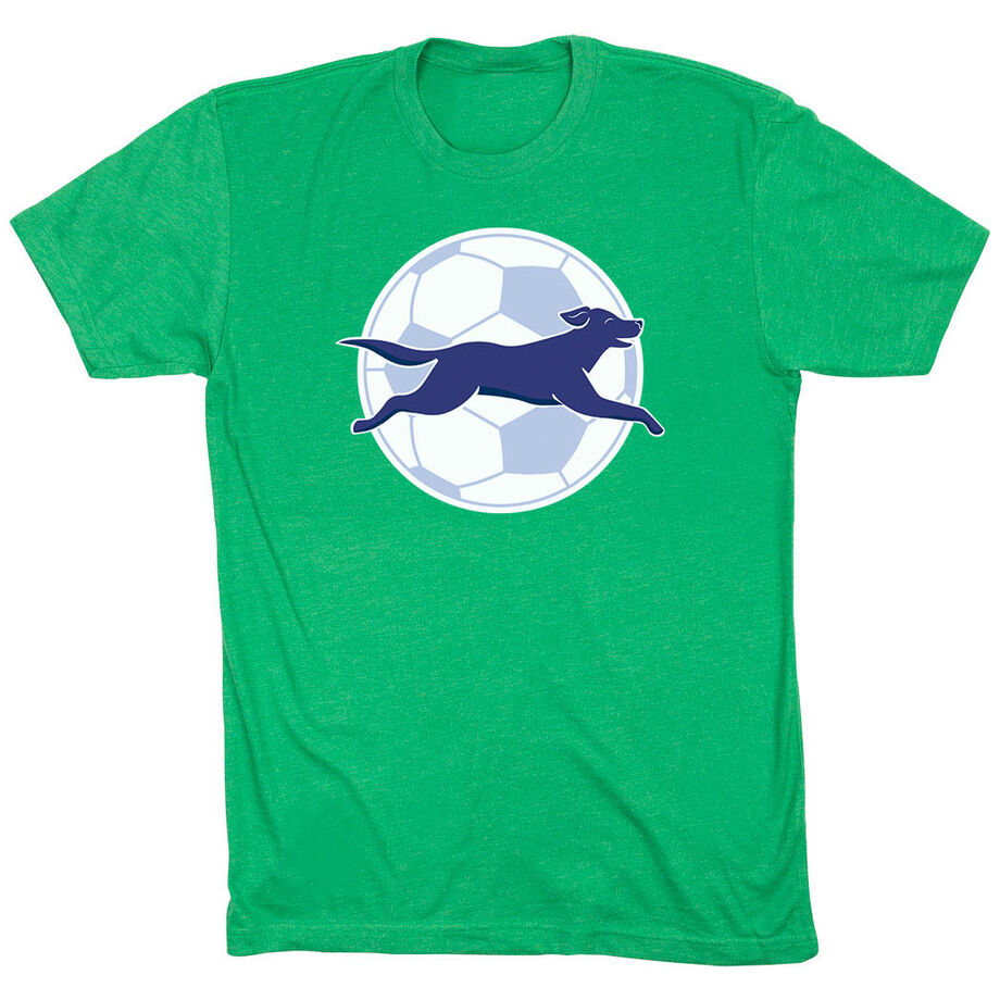 Soccer Short Sleeve T-Shirt - Kicks The Soccer Dog