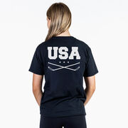 Hockey Short Sleeve T-Shirt - USA Hockey (Back Design)