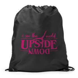 Gymnastics Drawstring Backpack - Upside Down