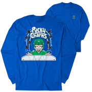 Hockey Tshirt Long Sleeve - Pucky Charms (Back Design)