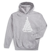 Lacrosse Hooded Sweatshirt - Merry Laxmas Tree