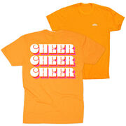 Cheerleading Short Sleeve T-Shirt - Retro Cheer (Back Design)