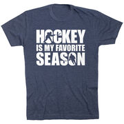 Hockey Short Sleeve T-Shirt - Hockey Is My Favorite Season