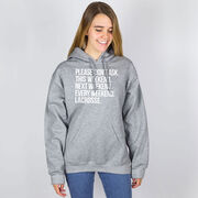 Lacrosse Hooded Sweatshirt - All Weekend Lacrosse